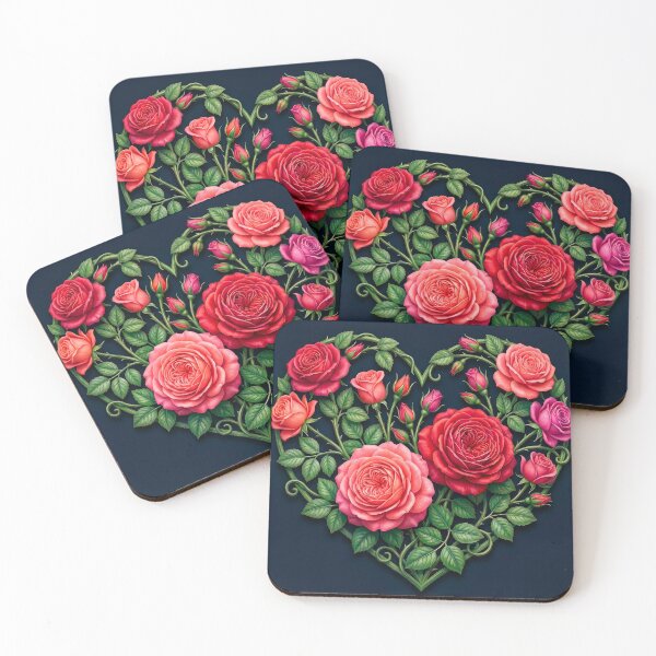 Item preview, Heart with roses designed and sold by Alla Gill.