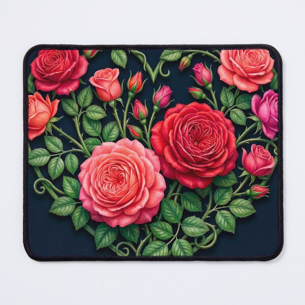 Item preview, Heart with roses designed and sold by Alla Gill.