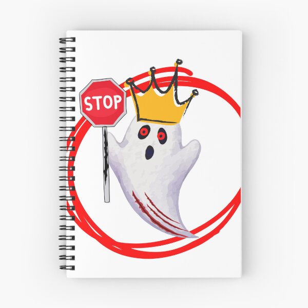 Item preview, Ghost King Stop Sign Horror designed and sold by GoldenLeyGood.