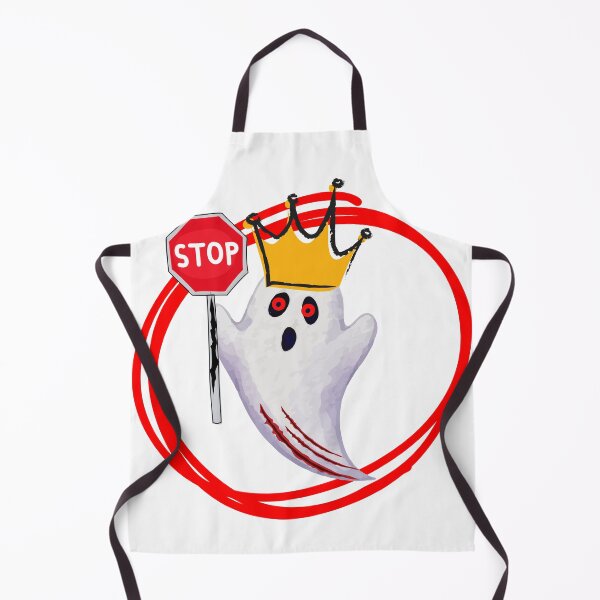 Item preview, Ghost King Stop Sign Horror designed and sold by GoldenLeyGood.