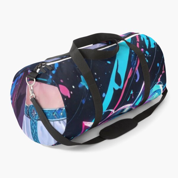 Item preview, Anime girl with blue hair and cyberpop music designed and sold by FusiTink.