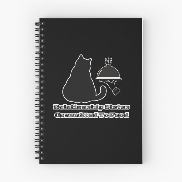 Item preview, Relationship status committed to food Cute Black Fat Cat Valentine Pet Food Lover  designed and sold by Art IN Pack.