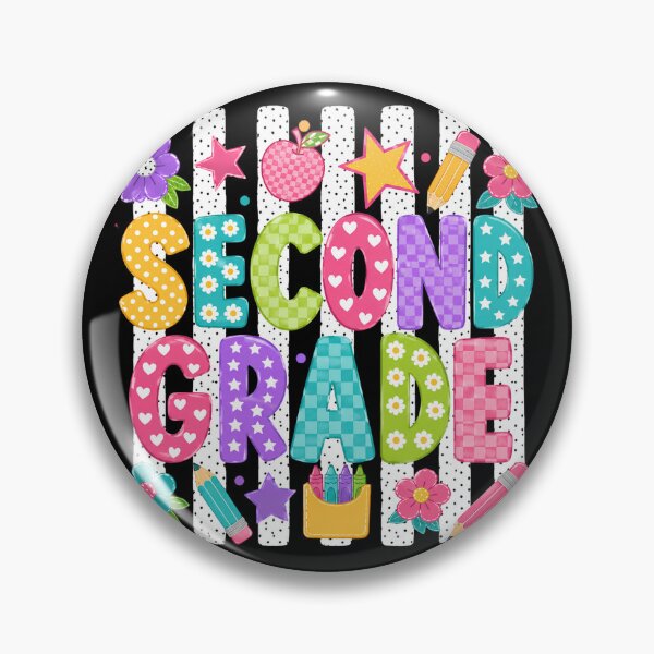 Item preview, Striped Second Grade Teacher Back To School Checkered designed and sold by VGAfanatic.