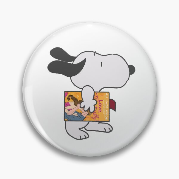 Item preview, snoopy reading love theoretically designed and sold by liveawhimsylife.