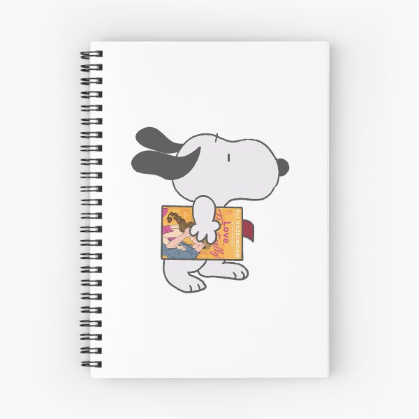 Item preview, snoopy reading love theoretically designed and sold by liveawhimsylife.