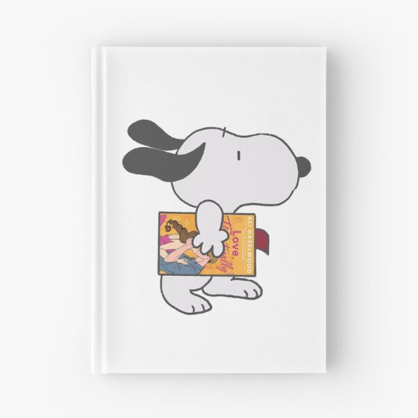 Item preview, snoopy reading love theoretically designed and sold by liveawhimsylife.