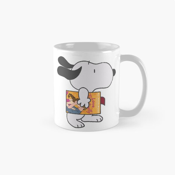 Item preview, snoopy reading love theoretically designed and sold by liveawhimsylife.
