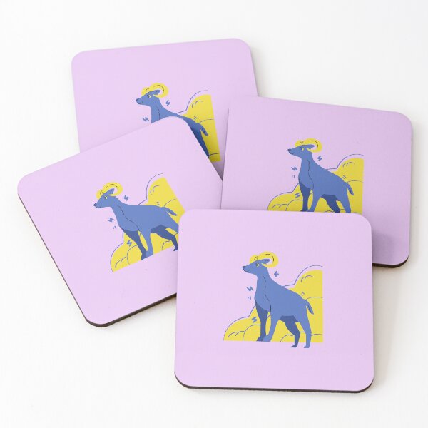 Item preview, Stylized Blue Ram Illustration designed and sold by orbitbloom.