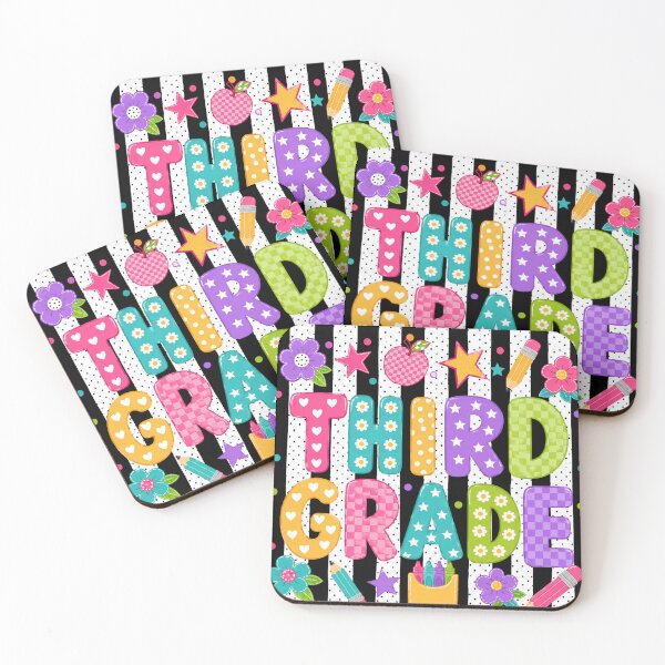 Item preview, Striped Third Grade Teacher Back To School Checkered designed and sold by VGAfanatic.