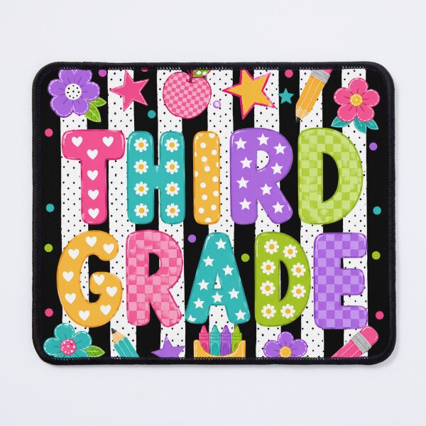 Item preview, Striped Third Grade Teacher Back To School Checkered designed and sold by VGAfanatic.