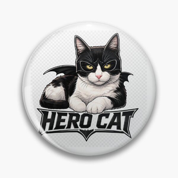 Item preview, Hero Cat Super Kitty Logo designed and sold by EverlitGlow.