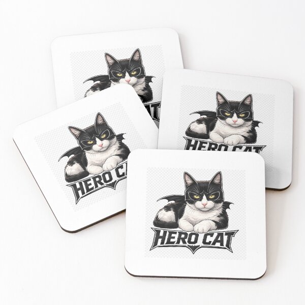 Item preview, Hero Cat Super Kitty Logo designed and sold by EverlitGlow.