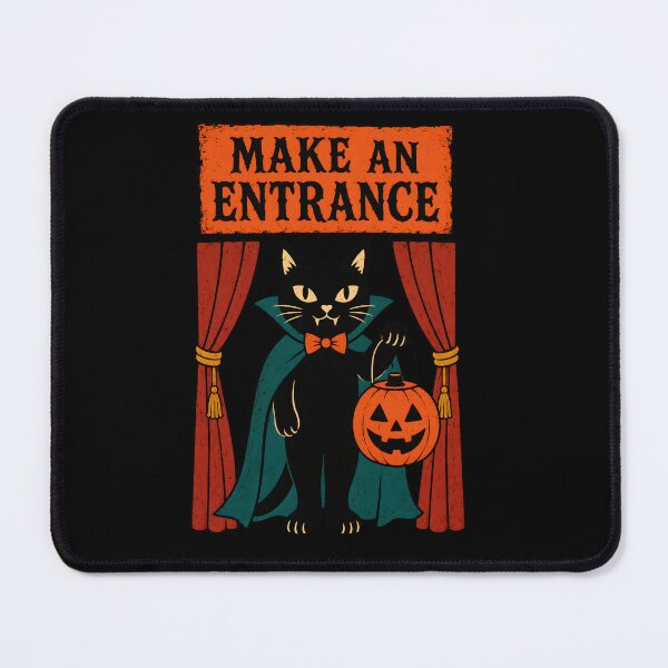 Item preview, Make An Entrance Black Cat designed and sold by ChocoMellowCo.