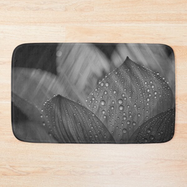 Item preview, Flora Black White Lotus Petals - Water Drops Macro Photography - Minimal Monochrome Botanical Art - Fine Art Zen Floral Print - Meditative Nature Gift designed and sold by WitchyBotanicaArt.