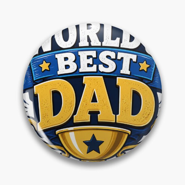 Item preview, World's Best Dad Sticker | Trophy Award Father Gift designed and sold by happyhub786.