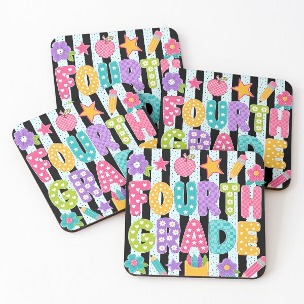 Item preview, Striped Fourth Grade Teacher Back To School Checkered designed and sold by VGAfanatic.
