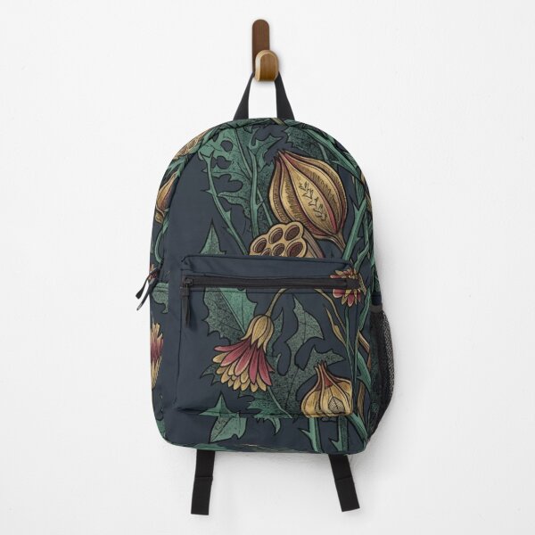 Item preview, Vintage Gothic Botanical Illustration - Dried Lotus Pods & Thistles designed and sold by tellefkvifte.