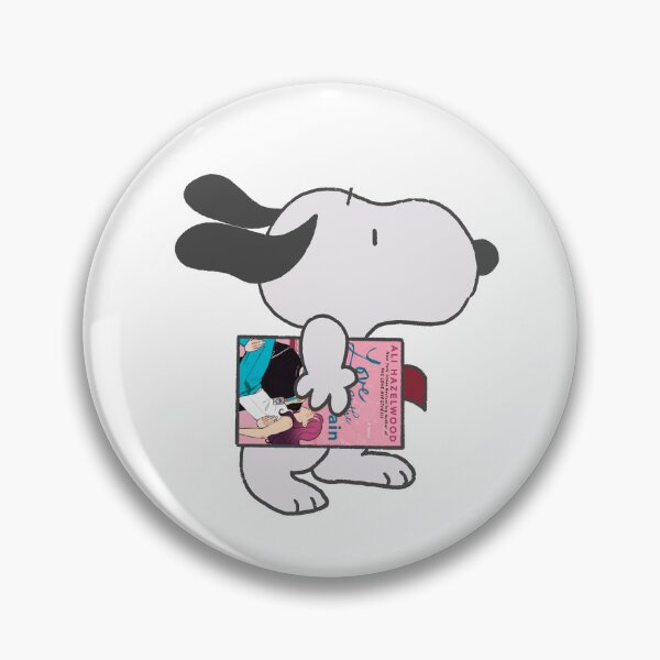 Item preview, snoopy reading love on the brain designed and sold by liveawhimsylife.