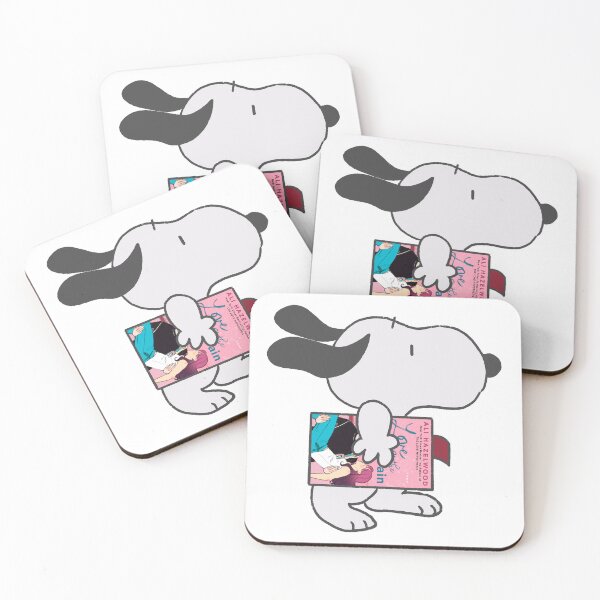 Item preview, snoopy reading love on the brain designed and sold by liveawhimsylife.