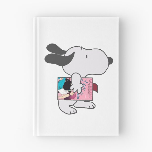 Item preview, snoopy reading love on the brain designed and sold by liveawhimsylife.