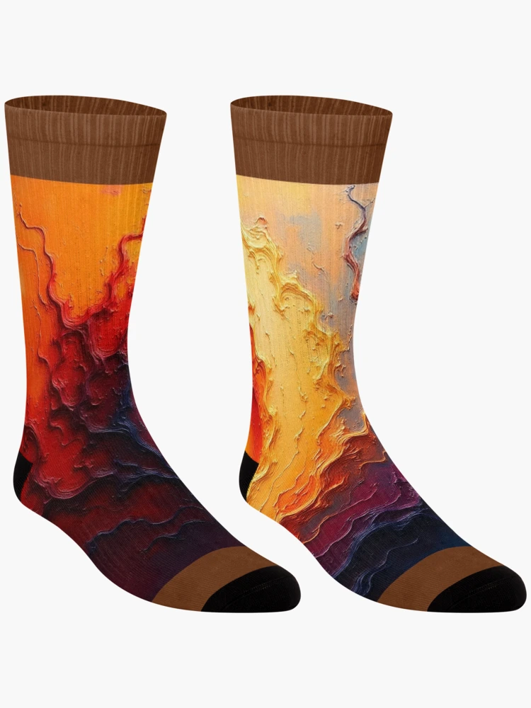 Thumbnail 3 of 5, Socks, Solar Rift. designed and sold by fbtrisha.