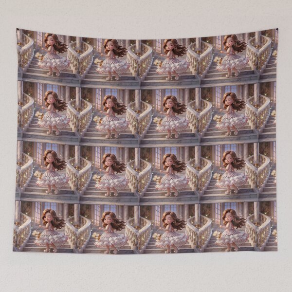 Item preview, flirtatious princess, winking on the stairs designed and sold by Azurart2.