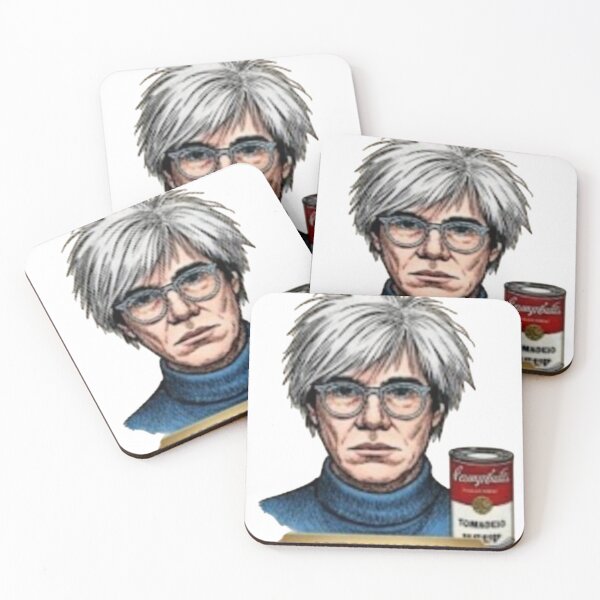 Item preview, Andy Warhol Pop Art Portrait with Soup designed and sold by ByTabata.