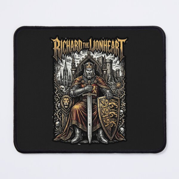 Item preview, Richard the Lionheart Crusader Heavy Metal T-Shirt designed and sold by Marginalia Workshop.