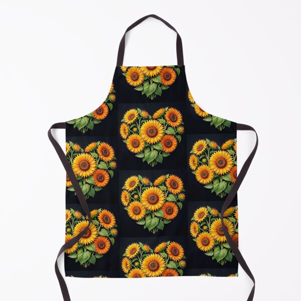 Item preview, Heart with Sunflowers designed and sold by Alla Gill.