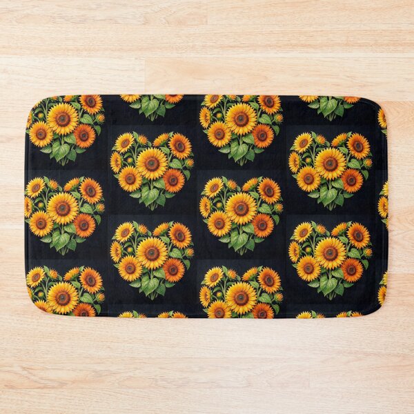 Item preview, Heart with Sunflowers designed and sold by Alla Gill.