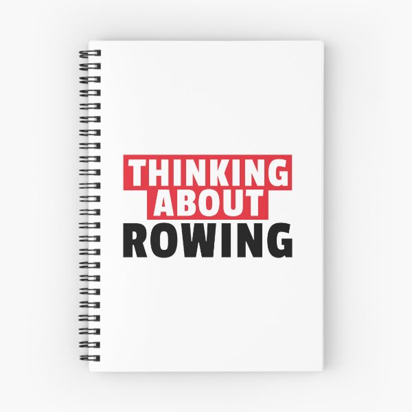 Item preview, Thinking About Rowing - Rower Quote designed and sold by MaryAller.