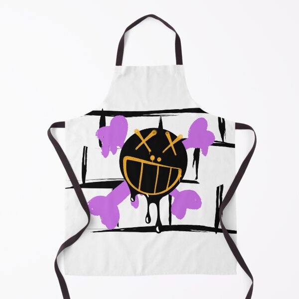 Item preview, Purple Bones Graffiti Smiley designed and sold by GoldenLeyGood.