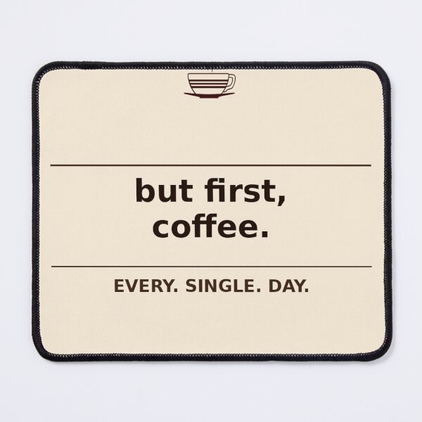 Item preview, But First Coffee Bold Typography Design designed and sold by Arpitartbook.