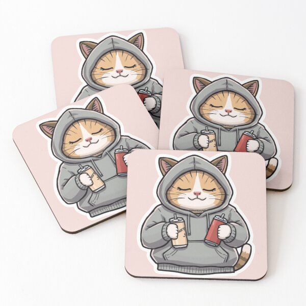 Item preview, No Sleep Just Gaming Cat Sticker designed and sold by Stylestickers55.