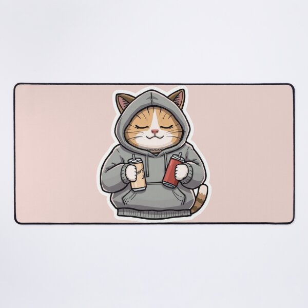 Item preview, No Sleep Just Gaming Cat Sticker designed and sold by Stylestickers55.