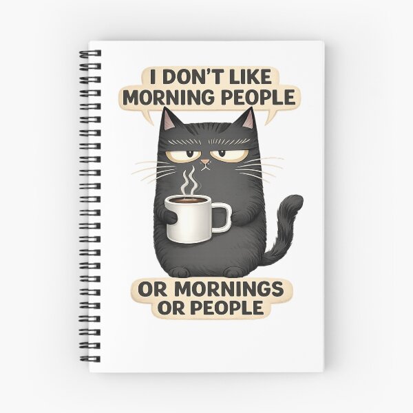 Item preview, I Don't Like Morning People… Or Mornings… Or People designed and sold by INKRebelGraphic.