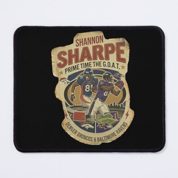 Artikelvorschau, Shannon Sharpe GOAT Tight End NFL Legende TE entworfen und verkauft von ThatFootball12.