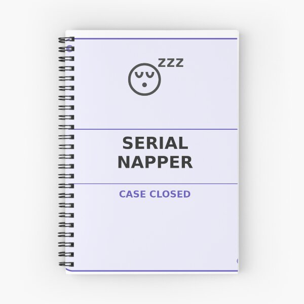 Item preview, Serial Napper Funny Cat Nap Sticker designed and sold by Arpitartbook.