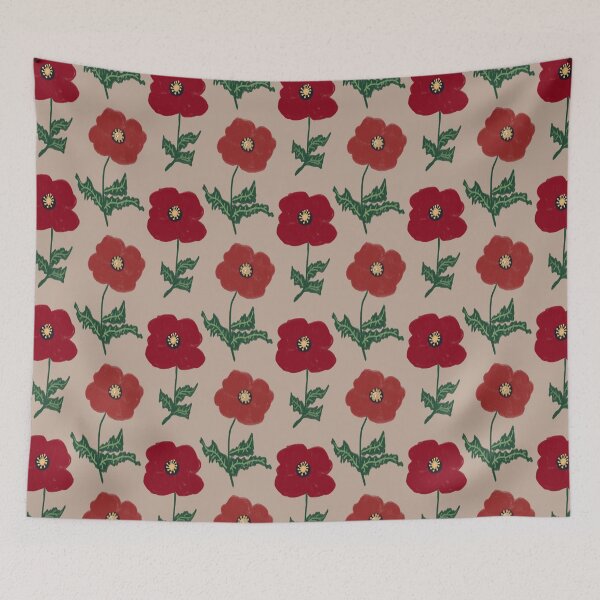 Item preview, Red Poppies designed and sold by RepeatCandy.