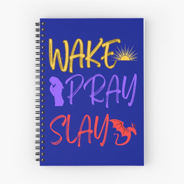 Item preview, Wake Pray Slay Christian Motivational Design designed and sold by JupiterLemons.
