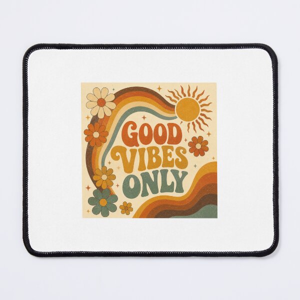 Item preview, Good Vibes Only – Retro 70s Vintage Sunshine Design designed and sold by FAZ-DESIGNS.
