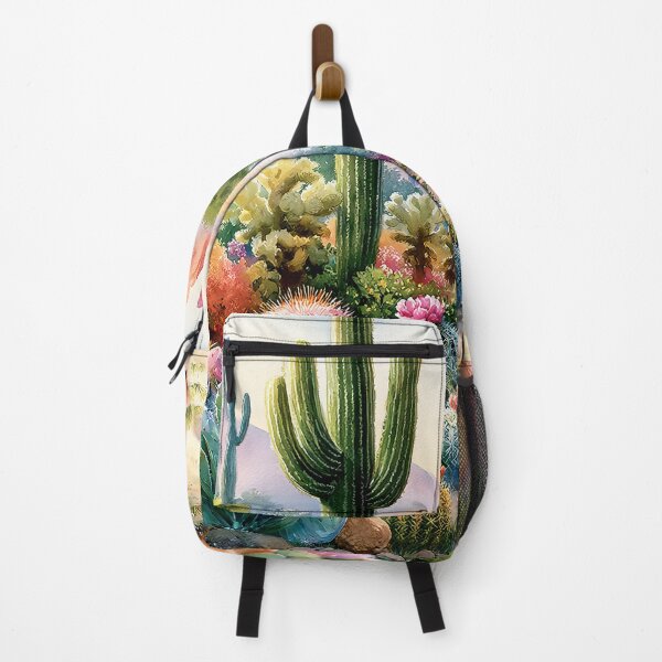 Item preview, Blooming Cactus Watercolor | Southwestern Desert Landscape designed and sold by MargaretWiktor.
