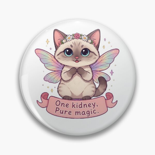 Item preview, One Kidney Pure Magic Cute Ragdoll Fairy Cat Banner designed and sold by ZenandBeans.