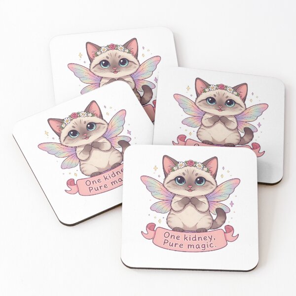 Item preview, One Kidney Pure Magic Cute Ragdoll Fairy Cat Banner designed and sold by ZenandBeans.