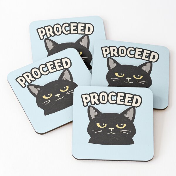 Item preview, Proceed Black Cat designed and sold by AdicretorDesign.