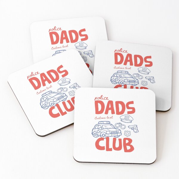 Item preview, Police Dads Club Protecting & Parenting Retro Law Enforcement Dad designed and sold by HBDStudio.