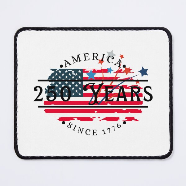 Item preview, American Flag Design 250 Years with Shooting Stars designed and sold by jeweleddesigns.