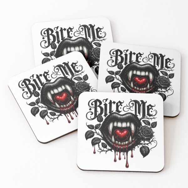 Item preview, Bite Me Gothic Vampire Heart designed and sold by INKRebelGraphic.