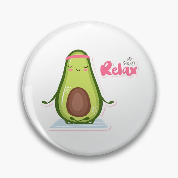 Item preview, No Stress Relax Avocado designed and sold by TotalityDesigns.