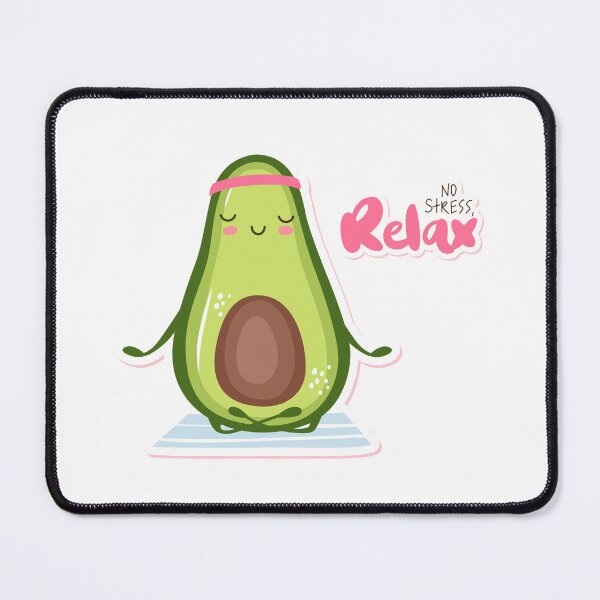 Item preview, No Stress Relax Avocado designed and sold by TotalityDesigns.